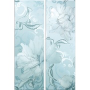 Декор Azulejos alcor Santorini Décor Fiore Azul(комплект из 2-х шт)